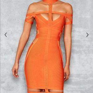 House of cb bandage cut out dress nwt size small